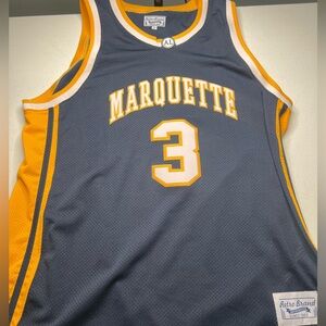 Dwayne Wade Marquette Golden Eagle Jersey Worn Once Great Condition